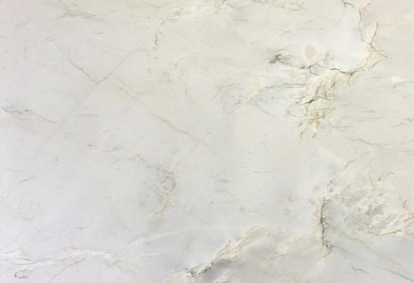 Metamarble Calacatta/Mont Blanc Quartzite slab