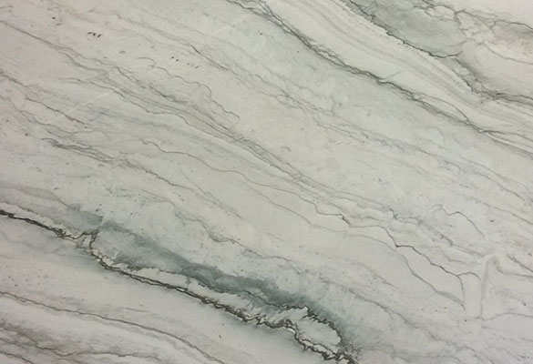 Metamarble Infinity White Quartzite slab
