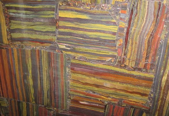 Metamarble Retro Rainbow Jasper Semiprecious & Gemstone slab