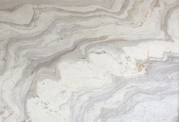 Metamarble Sky White Honed Marble slab