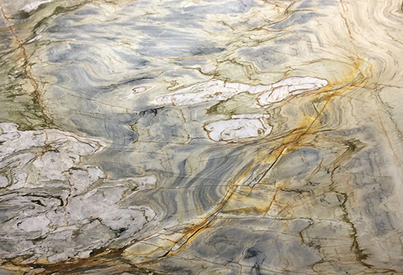 Metamarble Terra Blue Silk Quartzite slab